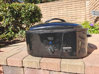TRU Electric Roaster Oven with Lid