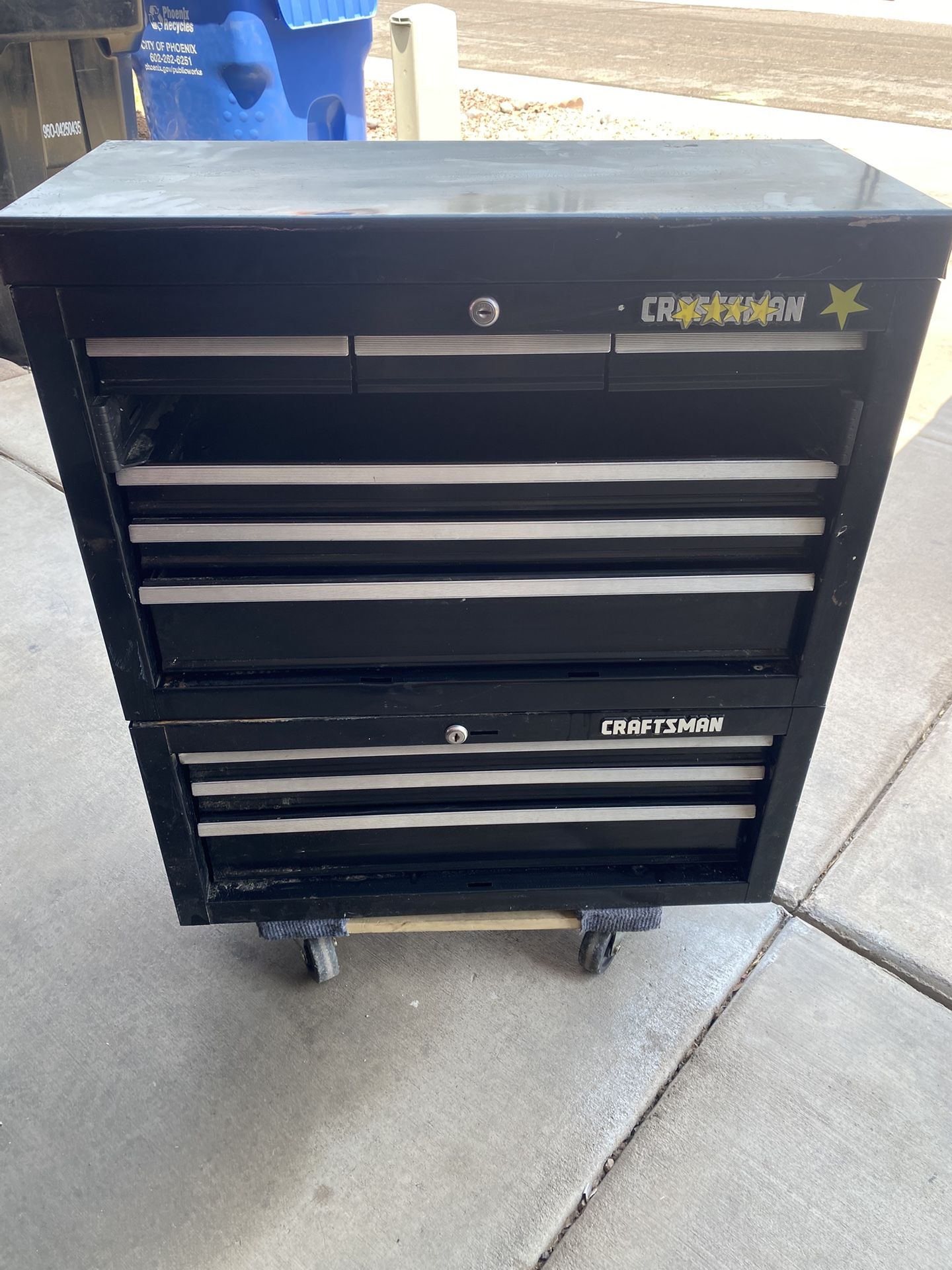 Craftsman Middle and Top Toolboxes For Sale