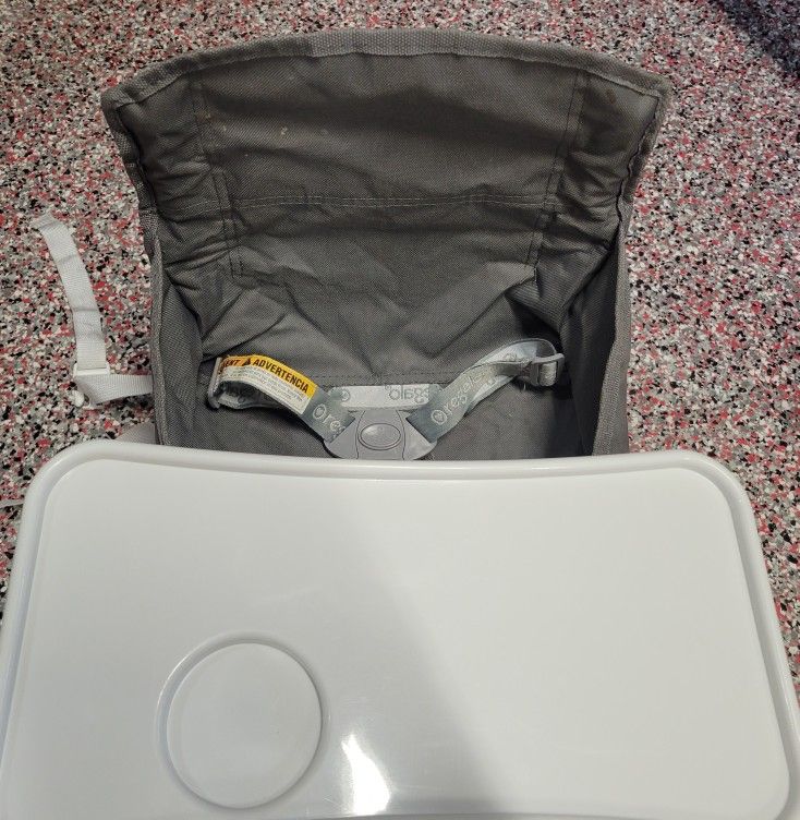 Regalo My Chair 2-in-1 Portable Travel Booster Seat & Activity Chair,  Removable Tray with Cup Holder.