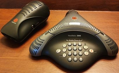 Polycom Voicestation 300 VS300 Full Duplex Analog Conference Phone Office Audio