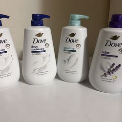 Dove body  wash  30oz , 4 bottles for  $30