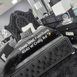 ✨️4pc Queen, King Bedroom ✨️ Furniture Sectionals, Dining Avail 