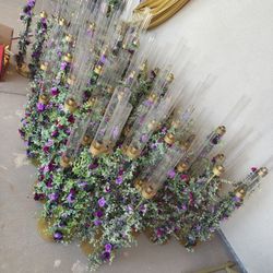 Centerpieces And Arch Flower Decor 