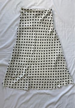 SHEIN Polka Dot Midi Skirt women M