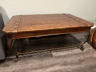 Rustic Wood Coffee Table