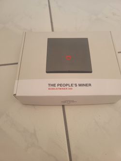 Bobcat Miner 300 New On Hand