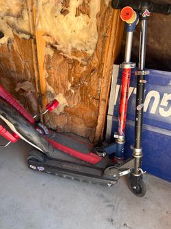 Kick Scooters – Red and Black