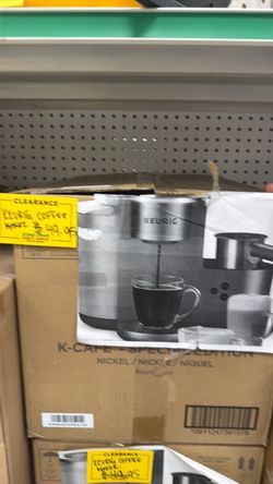 Keurig K-Café Special Edition Single-Serve Coffee, Latte, and Cappuccino Maker in Nickel