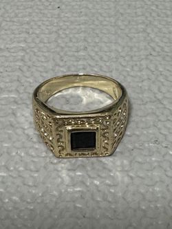 Gold Plated Mens Ring