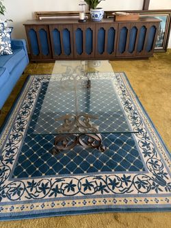Vintage Glass Coffee Table