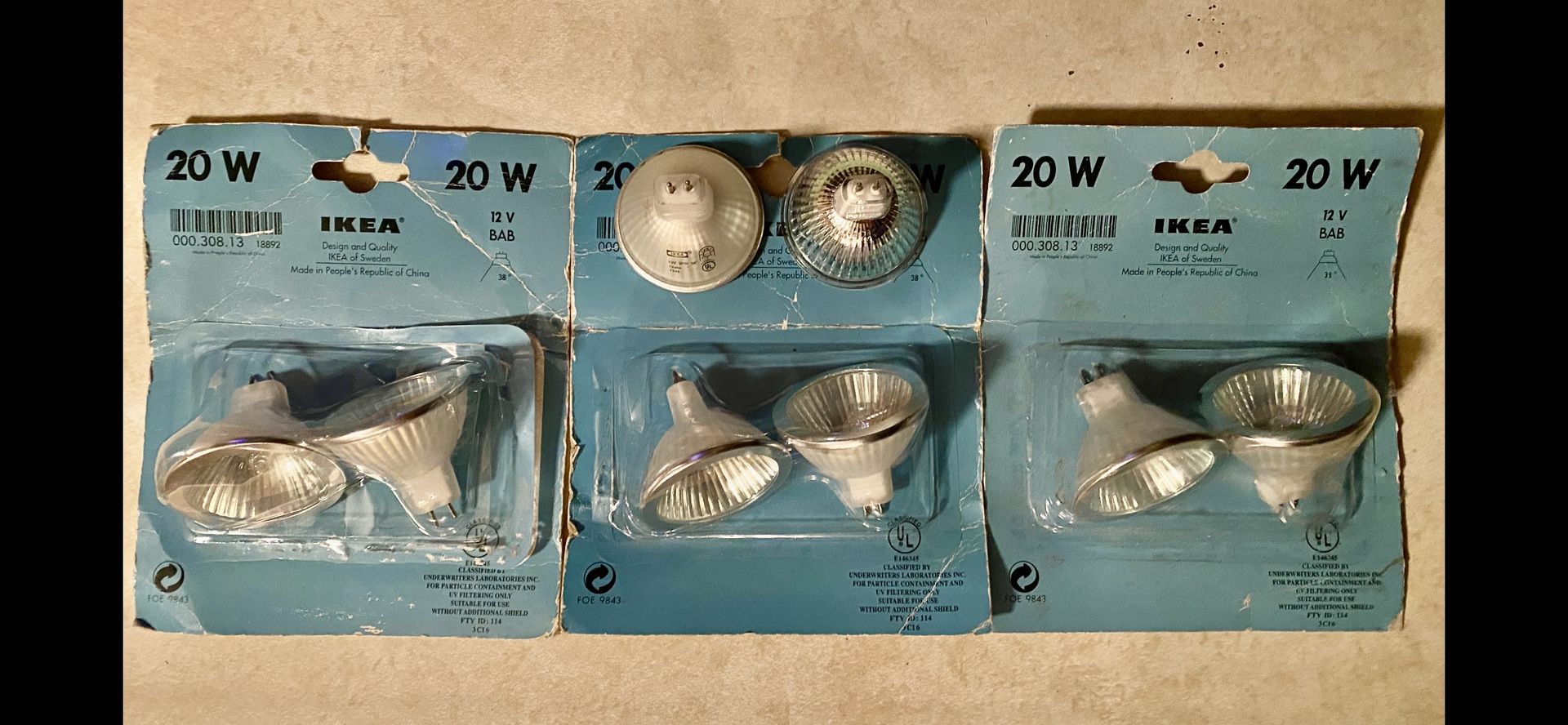 IKEA 20W light bulbs