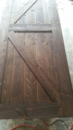 Custom built barn doors