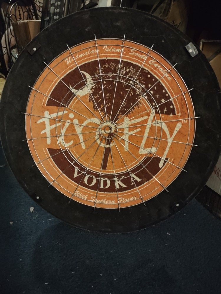 (RARE) Firefly Vodka Promotional Dart Board. 