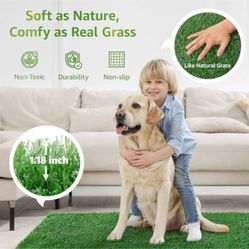“New”Dog/Pet Training Pee Pad Artificial Grass(55”x 59)”Indoor/Outdoor”(retail$79)