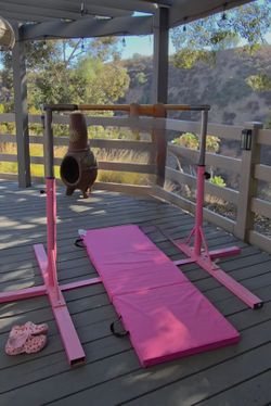 Adjustable Gymnastics Bar – Foldable