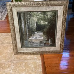 Old World Charm, Beautiful Color Natural Bistro Setting 