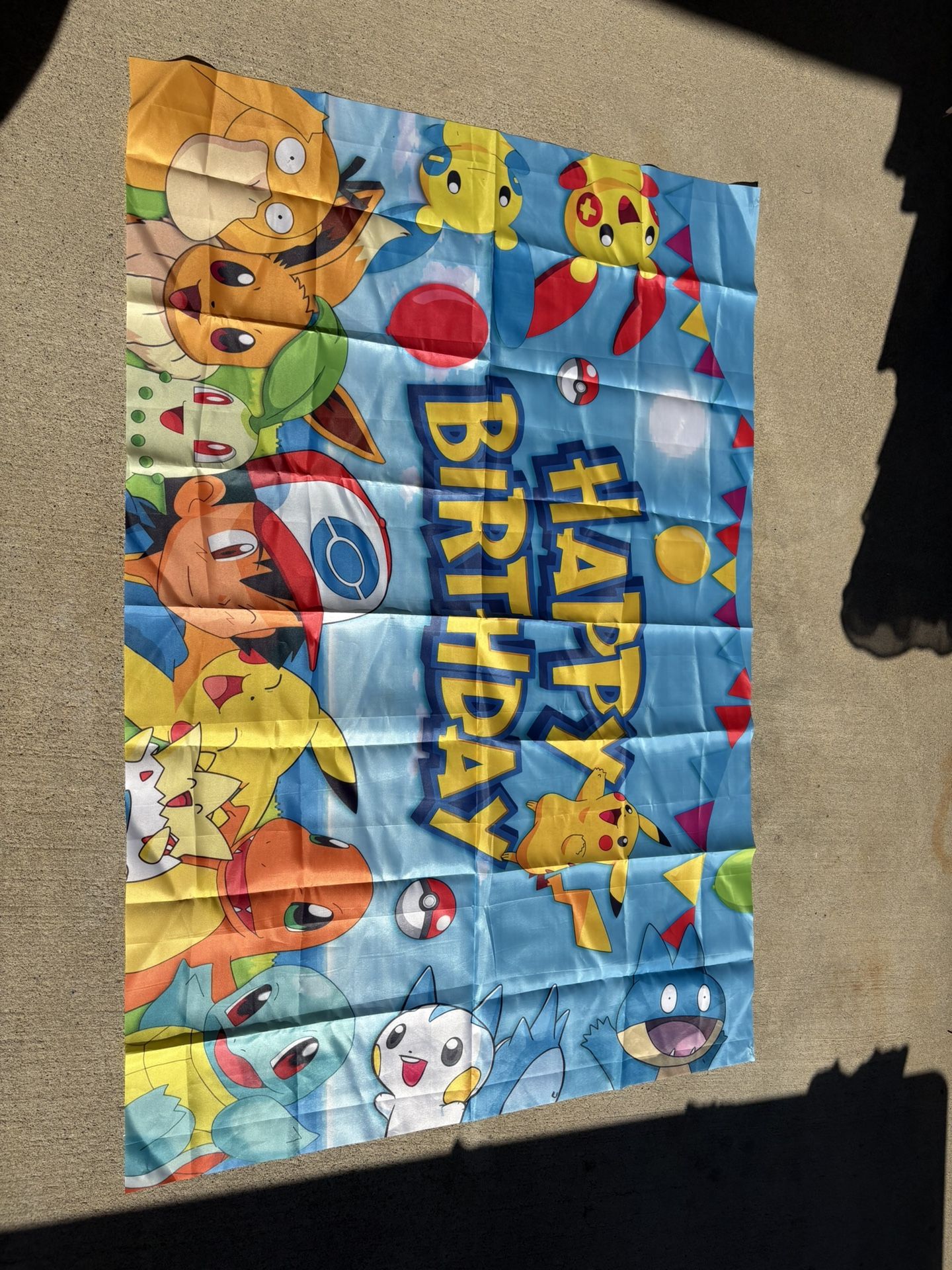 Pokémon Birthday Backdrop