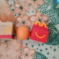 Burger bag happy meal toy bundle