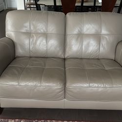 Leather Loveseat