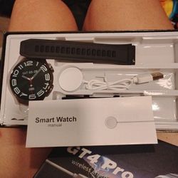 GT 4 Pro Wireless Charging Smart Watch 