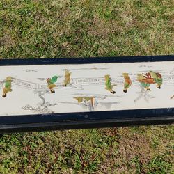 Oriental Etched Coffee Table