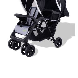 Twin New Foldable Baby Kids Jogger Pushchair Stroller