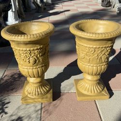 New Flower Pots Made Out Of Cement Perfect Gift 