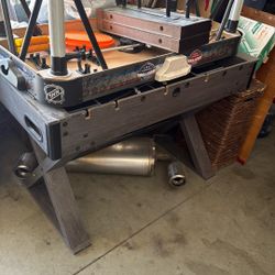 Small Hockey Table And Foosball Table. 