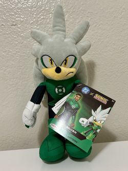 DC X Sonic the Hedgehog 9'' Silver As Green Lantern Plush