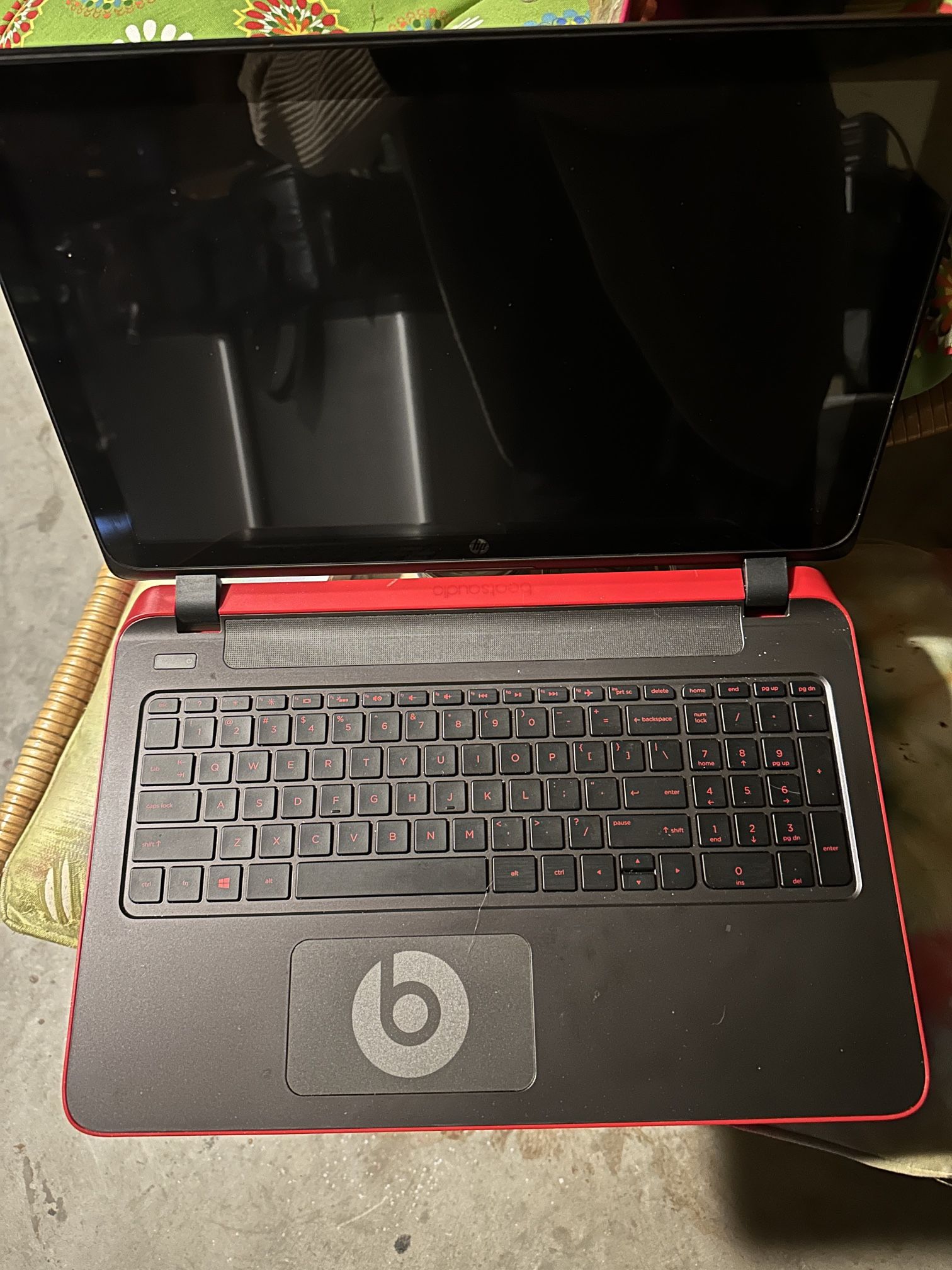HP Beats Audio Laptop Black And Red 17.5”