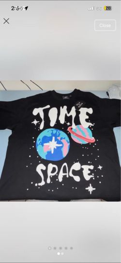 Time Space Graphic Black T-Shirt