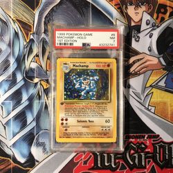 Pokemon PSA 7 Machamp Base Set 1st Ed 1999