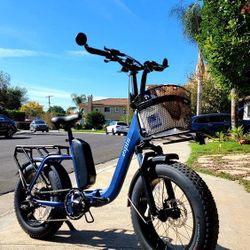 Low STEP Thru FOLDING ebike 750w