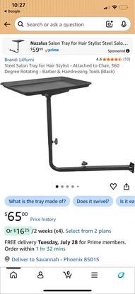 Salon/ Tattoo Tray