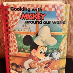 Disney cookbook from Disney World in Orlando in 1989