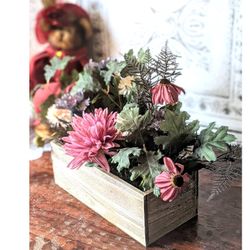 💜 Medium Box Floral Centerpiece-HANDMADE