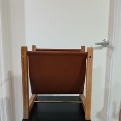 Leather Magazine/Book Holder