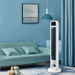OmniBreeze Tower Fan with Internal Oscillation and Wi-Fi
