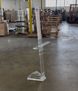 Space Age Mid Century Modern Lucite Easel Vintage