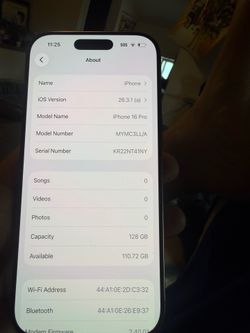 iPhone 16 pro