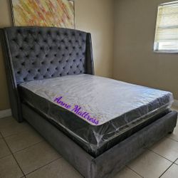 NEW QUEEN MATTRESS AND BOX SPRING 😉 100% QUALITY & CONFORM 👌