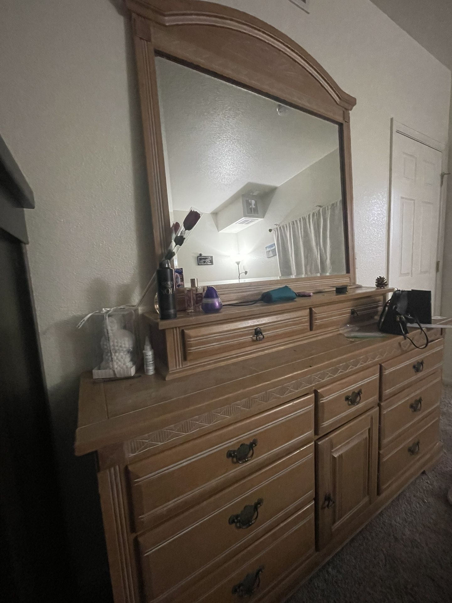 Dresser And Mirror