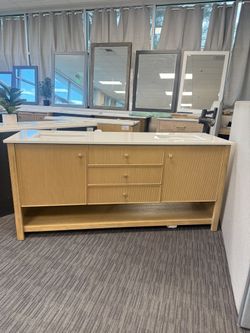 73” Bathroom Vanity In Wood Color 