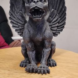 Winged Lioness Gargoyle Statue