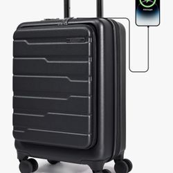 BAGSMART Carry On Luggage 22x14x9