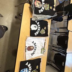 Bape tee shirts 