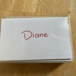 I9 “Diane” Enclosure Cards and Envelopes, 3.75” wide 2 3/8” tall 