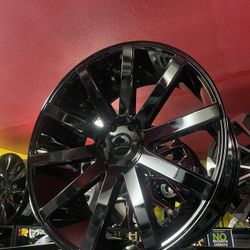 24” DUB SHOT CALLA WHEELS