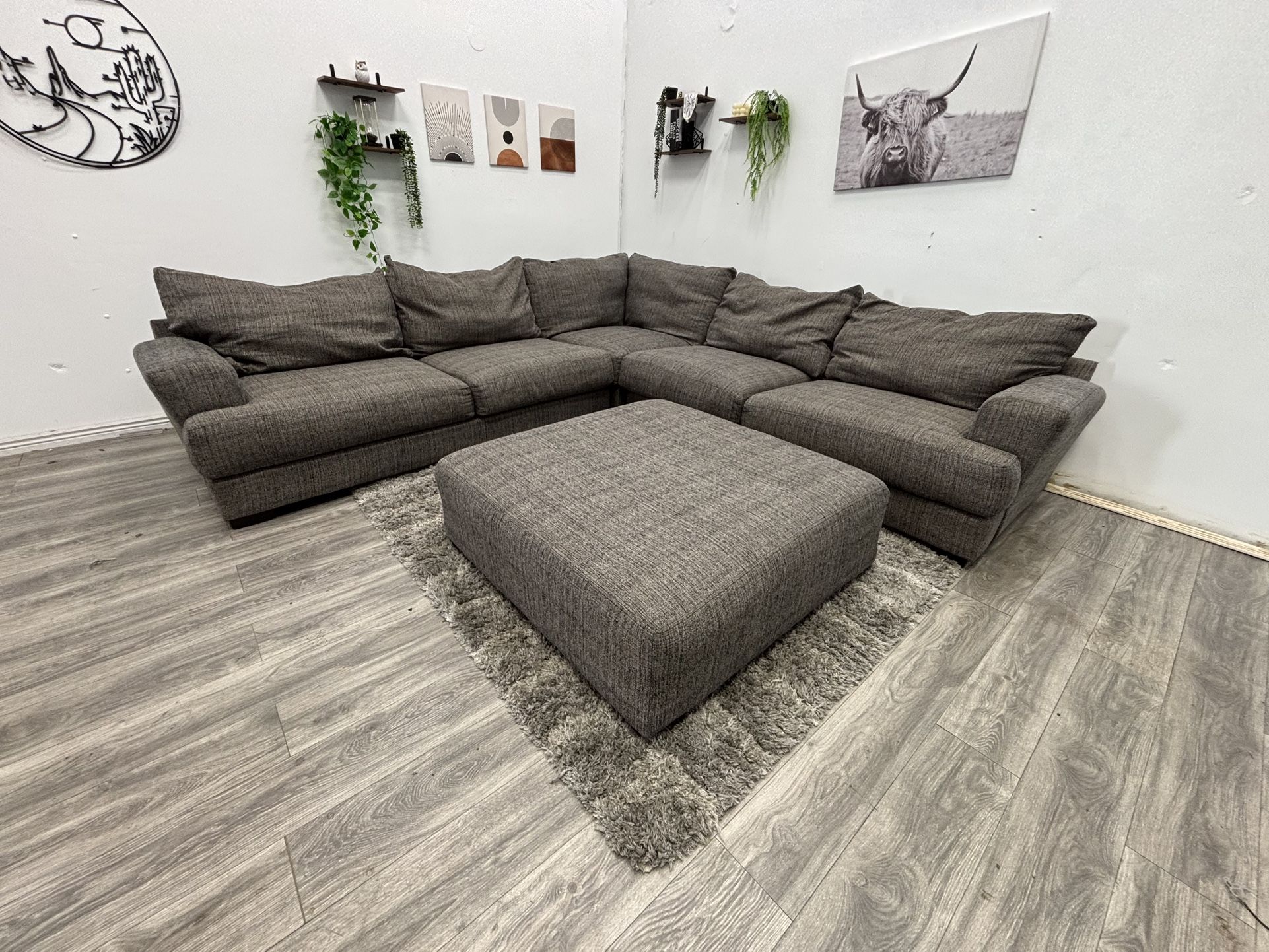 Gray Sectional Couch - Free Delivery