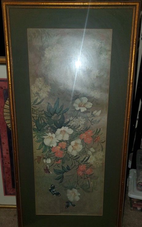 TALL ORIENTAL PAINTING